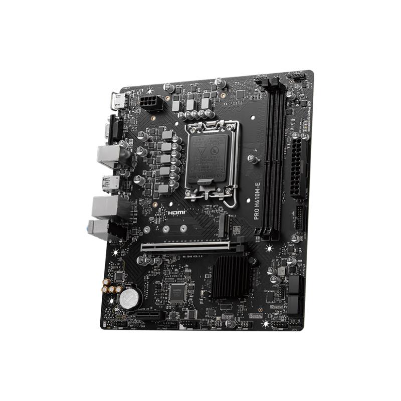 MSI PRO H610M-E DDR5 5600MHZ 1XVGA 1XHDMI 1XM.2 USB 3.2 MATX 1700P (12. / 13. VE 14. NESİL İŞLEMCİ U