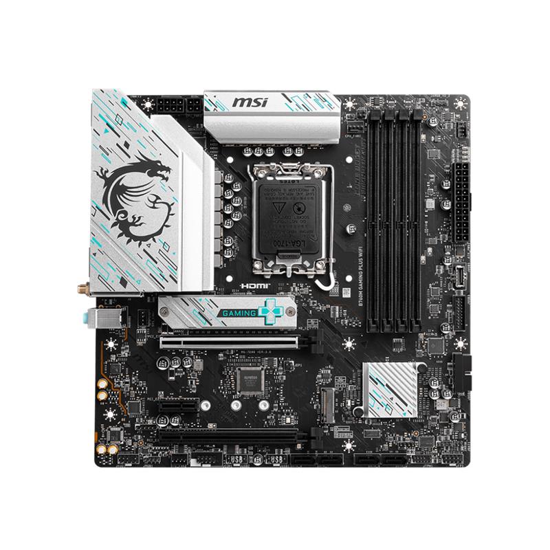 MSI B760M GAMING PLUS WIFI DDR5 6800MHZ 2XHDMI 2XDP 2XM.2 USB 3.2 MATX 1700P (12. / 13. VE 14. NESİL