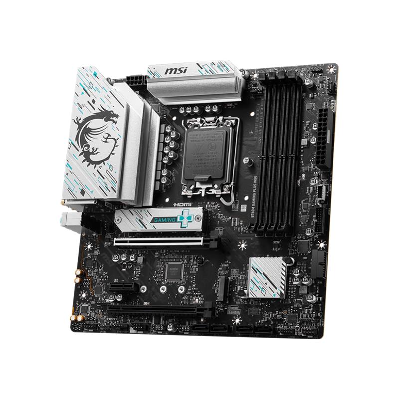 MSI B760M GAMING PLUS WIFI DDR5 6800MHZ 2XHDMI 2XDP 2XM.2 USB 3.2 MATX 1700P (12. / 13. VE 14. NESİL