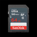 SANDISK 64GB ULTRA SDXC 100MB/S SDSDUNR-064G-GN3IN