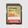 256GB SANDISK EXTREME PRO SD UHSI 180MB/S 90MB/S SDSDXVV-256G-GNCIN