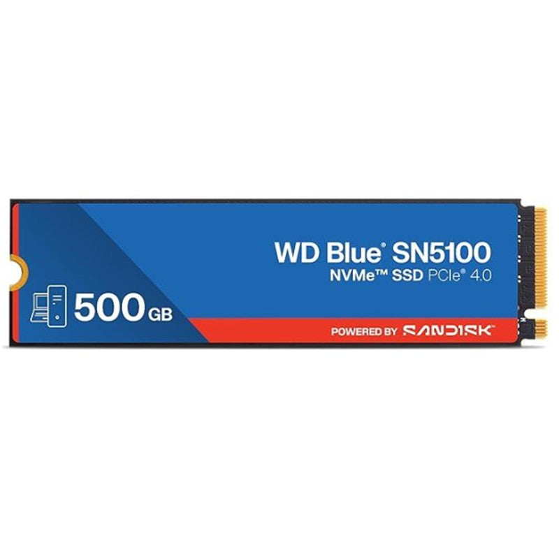 Sandisk 500 GB WD BLUE SN5100 PCI-4.0 6600 MB/S 5600 MB/S M2 SSD WDS500G5B0E