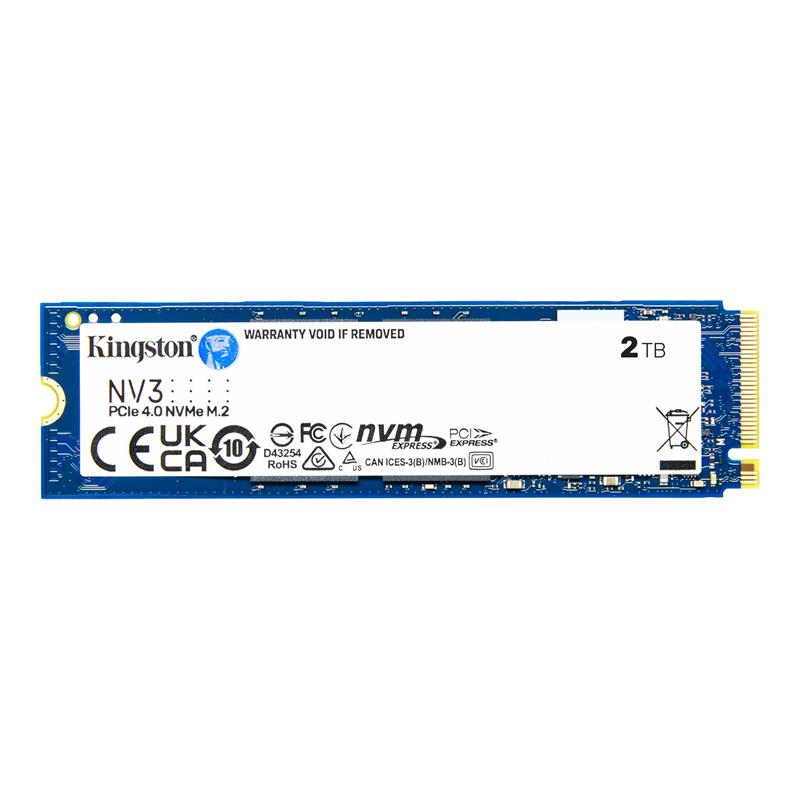 KINGSTON 2 TB NV3 M.2 NVME PCIE GEN4 6000/5000MBS SNV3S/2000G