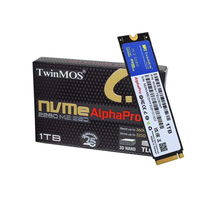 TWINMOS 1 TB M.2 PCIe NVMe 3600/3250 NVMe1TB2280AP