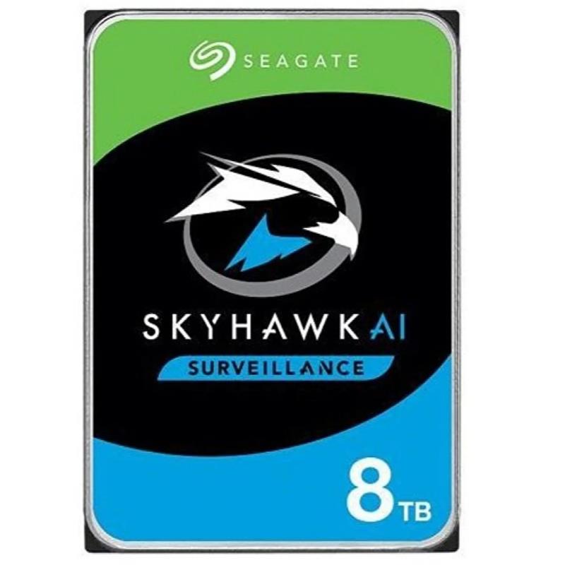 SEAGATE 8 TB 3.5 SKYHAWK AI SATA 7200RPM 256MB 7/24 GUVENLIK ST8000VE001