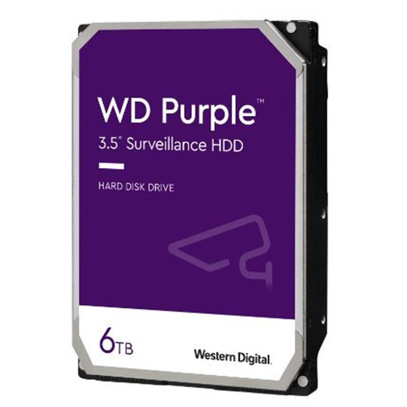 WD 6 TB 3.5 PURPLE SATA3 5400RPM 256MB 7/24 GUVENLIK WD64PURZ