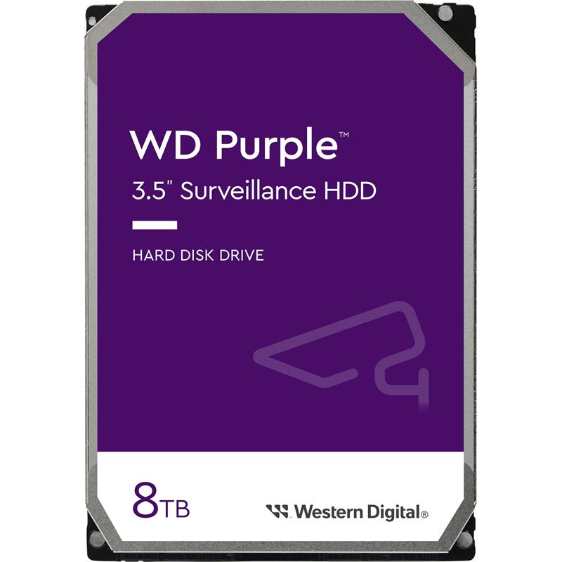 WD 8 TB 3.5 PURPLE SATA3 5640RPM 256MB 7/24 GUVENLIK WD85PURZ