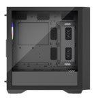 1ST PLAYER FD8 SİYAH 750W 80+ ARGB 6X12CM FAN TEMPERLİ CAM MESH USB 3.0 E-ATX KASA