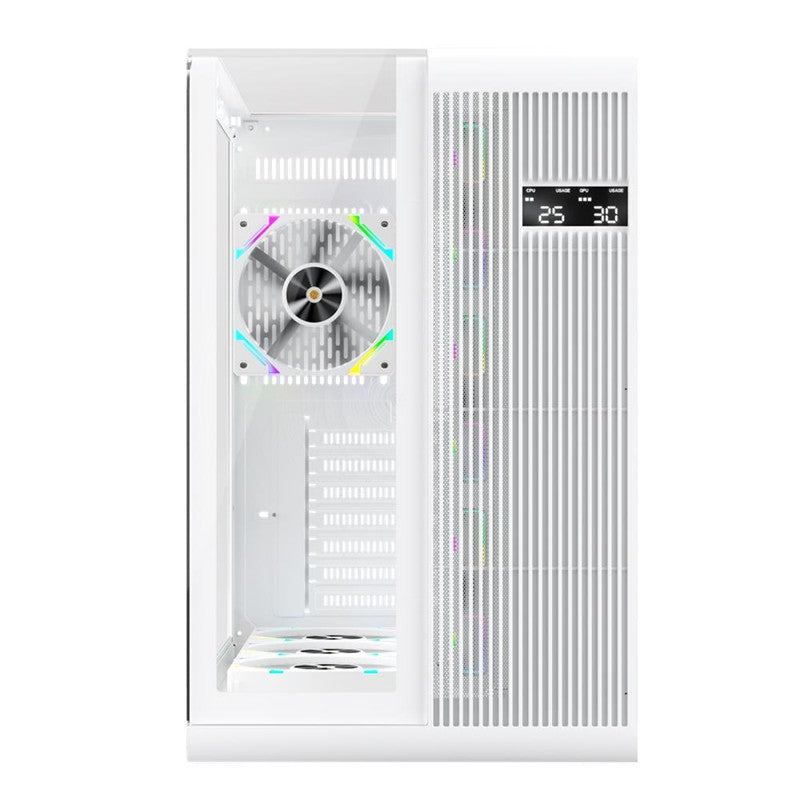1ST PLAYER RT7 BEYAZ DIGITAL 850W 80+ GOLD FULL MODÜLER 4X12CM ARGB 3 TARAFLI TEMPERLİ CAM USB 3.0