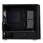 1ST PLAYER FD5-M SİYAH 600W 80+ ARGB 4X12CM FAN TEMPERLİ CAM MESH USB 3.0 M-ATX KASA