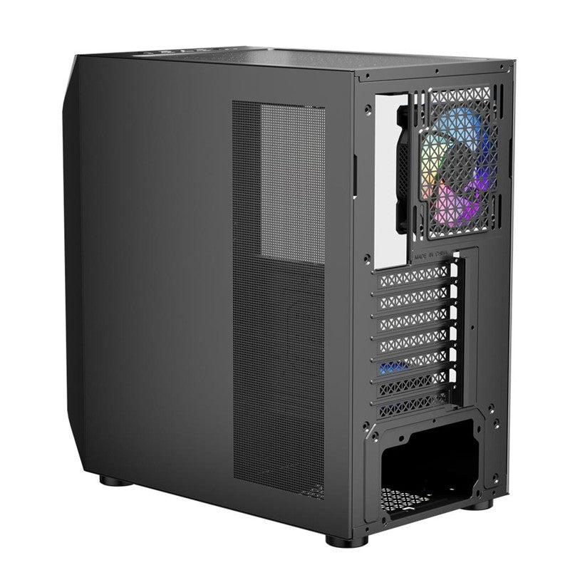 1ST PLAYER ARIYA AY7 SİYAH 650W 80+ ARGB 4X12CM FAN TEMPERLİ CAM MESH USB 3.0 ATX KASA