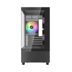 1ST PLAYER MIKU Mİ5 SİYAH 750W 80+ ATX 3.1 SILVER ARGB 6X12CM FAN TEMPERLİ CAM USB 3.0 M-ATX KASA