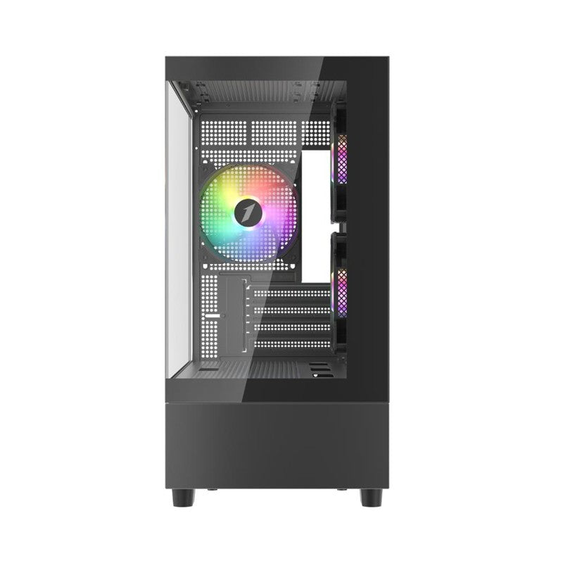 1ST PLAYER MIKU Mİ5 SİYAH 750W 80+ ATX 3.1 SILVER ARGB 6X12CM FAN TEMPERLİ CAM USB 3.0 M-ATX KASA