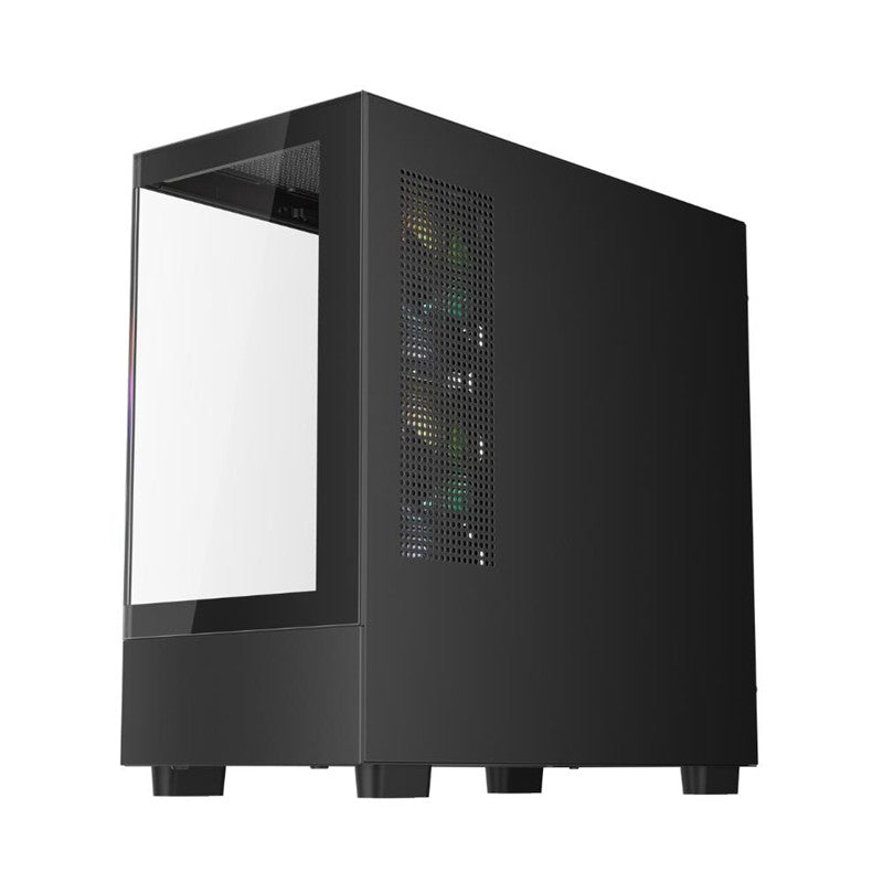 1ST PLAYER MIKU Mİ5 SİYAH 750W 80+ ATX 3.1 SILVER ARGB 6X12CM FAN TEMPERLİ CAM USB 3.0 M-ATX KASA