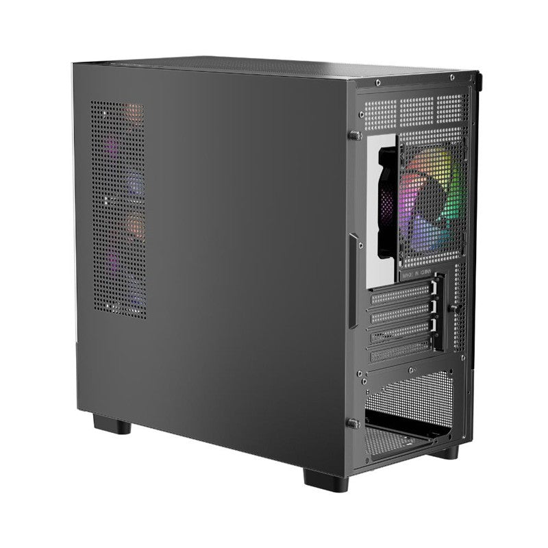 1ST PLAYER MIKU Mİ5 SİYAH 750W 80+ ATX 3.1 SILVER ARGB 6X12CM FAN TEMPERLİ CAM USB 3.0 M-ATX KASA