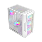 1ST PLAYER TRILOBITE T7 BEYAZ 650W 80+ ARGB 4X12CM FAN TEMPERLİ CAM MESH USB 3.0 ATX KASA