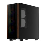 1ST PLAYER WD5 SİYAH 750W 80+ SILVER ATX 3.1 ARGB 4X12CM FAN TEMPERLİ CAM USB 3.0 ATX KASA