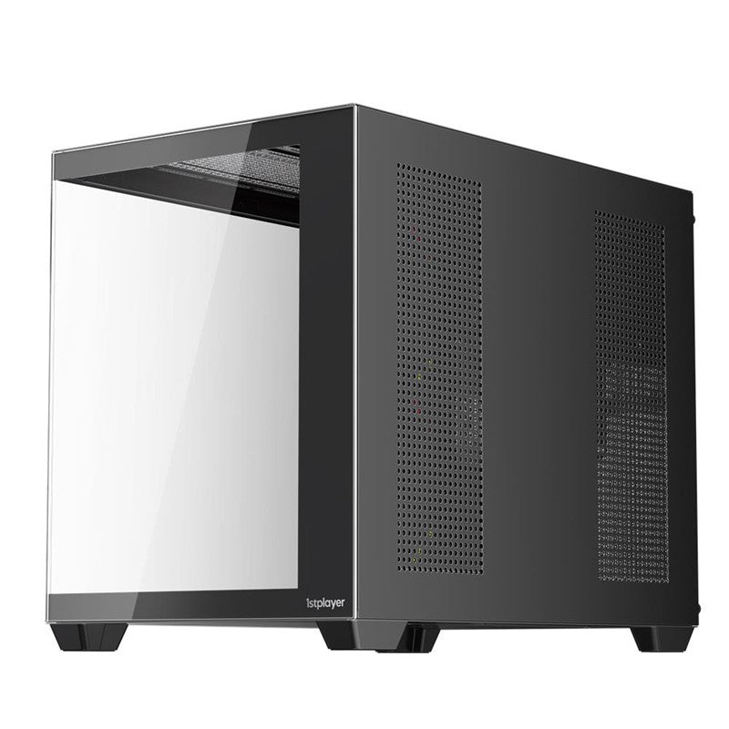 1ST PLAYER BV6 SİYAH ACK 650W 80+ BRONZE ARGB 3X12CM FAN PANORAMİK TEMPERLİ CAM USB 3.0 M-ATX KASA