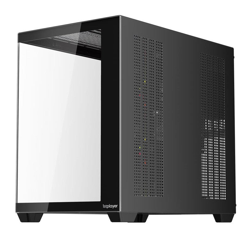 1ST PLAYER BV7 SİYAH ACK 750W 80+ BRONZE ARGB 4X12CM FAN PANORAMİK TEMPERLİ CAM USB 3.0 ATX KASA