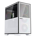 1ST PLAYER IF8 BTF BEYAZ ARGB 4X12CM FAN TERS ÇEVİRİLEBİLİR TEMPERLİ CAM MESH PANELLER USB 3.0 E-ATX