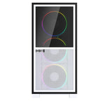 1ST PLAYER IF8 BTF BEYAZ ARGB 4X12CM FAN TERS ÇEVİRİLEBİLİR TEMPERLİ CAM MESH PANELLER USB 3.0 E-ATX