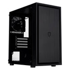 1ST PLAYER BLACK SIR B5M SİYAH FK 400W 3X12CM FAN TEMPERLİ CAM USB 3.0 M-ATX KASA