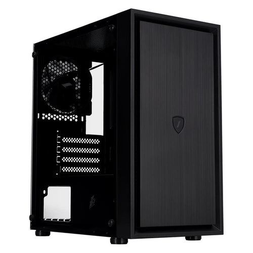 1ST PLAYER BLACK SIR B5M SİYAH FK 400W 3X12CM FAN TEMPERLİ CAM USB 3.0 M-ATX KASA