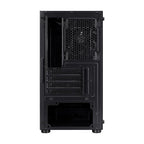 1ST PLAYER BLACK SIR B5M SİYAH FK 400W 3X12CM FAN TEMPERLİ CAM USB 3.0 M-ATX KASA