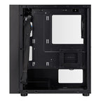1ST PLAYER BLACK SIR B5M SİYAH FK 400W 3X12CM FAN TEMPERLİ CAM USB 3.0 M-ATX KASA