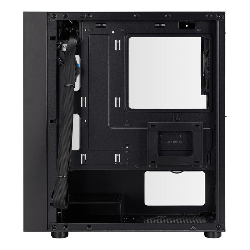 1ST PLAYER BLACK SIR B5M SİYAH FK 400W 3X12CM FAN TEMPERLİ CAM USB 3.0 M-ATX KASA