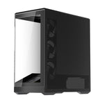 1ST PLAYER GM7 BTF SİYAH ARGB 4X12CM FAN TEMPERLİ CAM USB 3.0 TYPE-C ATX KASA
