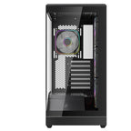 1ST PLAYER GM7 BTF SİYAH 750W 80+ BRONZE ARGB 4X12CM FAN TEMPERLİ CAM USB 3.0 TYPE-C ATX KASA