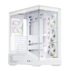 1ST PLAYER GM7 BTF BEYAZ 750W 80+ BRONZE ARGB 4X12CM FAN TEMPERLİ CAM USB 3.0 TYPE-C ATX KASA