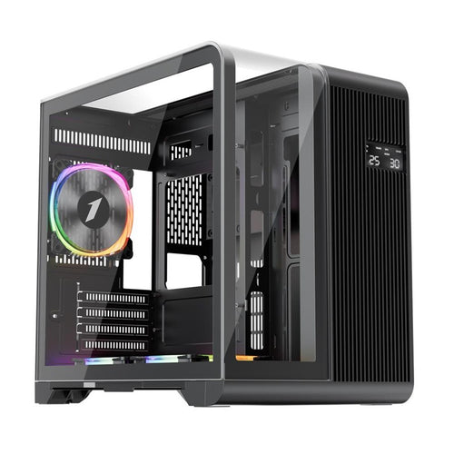 1ST PLAYER RT5 SİYAH DIGITAL 650W 80+ BRONZE 3X12CM ARGB TEMPERLİ CAM USB 3.0 M-ATX KASA