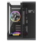 1ST PLAYER RT5 SİYAH DIGITAL 650W 80+ BRONZE 3X12CM ARGB TEMPERLİ CAM USB 3.0 M-ATX KASA