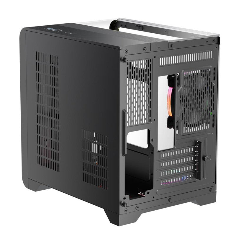 1ST PLAYER RT5 SİYAH DIGITAL 650W 80+ BRONZE 3X12CM ARGB TEMPERLİ CAM USB 3.0 M-ATX KASA