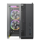1ST PLAYER RT5 SİYAH DIGITAL 650W 80+ BRONZE 3X12CM ARGB TEMPERLİ CAM USB 3.0 M-ATX KASA