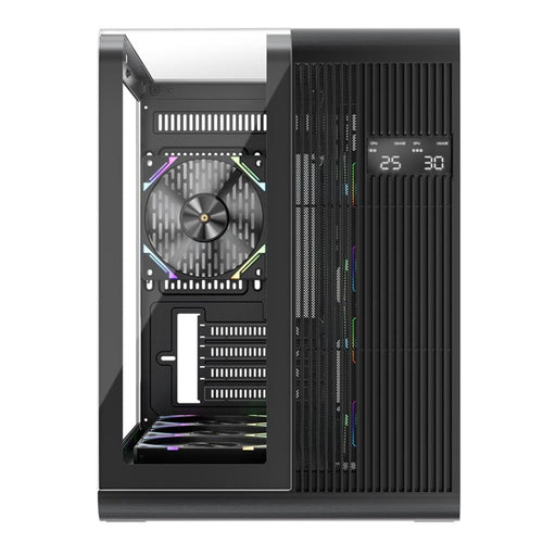 1ST PLAYER RT6 SİYAH DIGITAL 4X12CM ARGB TEMPERLİ CAM USB 3.0 M-ATX KASA