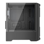 1ST PLAYER BULLET HUNTER H2 400W 4X12CM RAINBOW FAN TEMPERLİ CAM USB 3.0 M-ATX KASA
