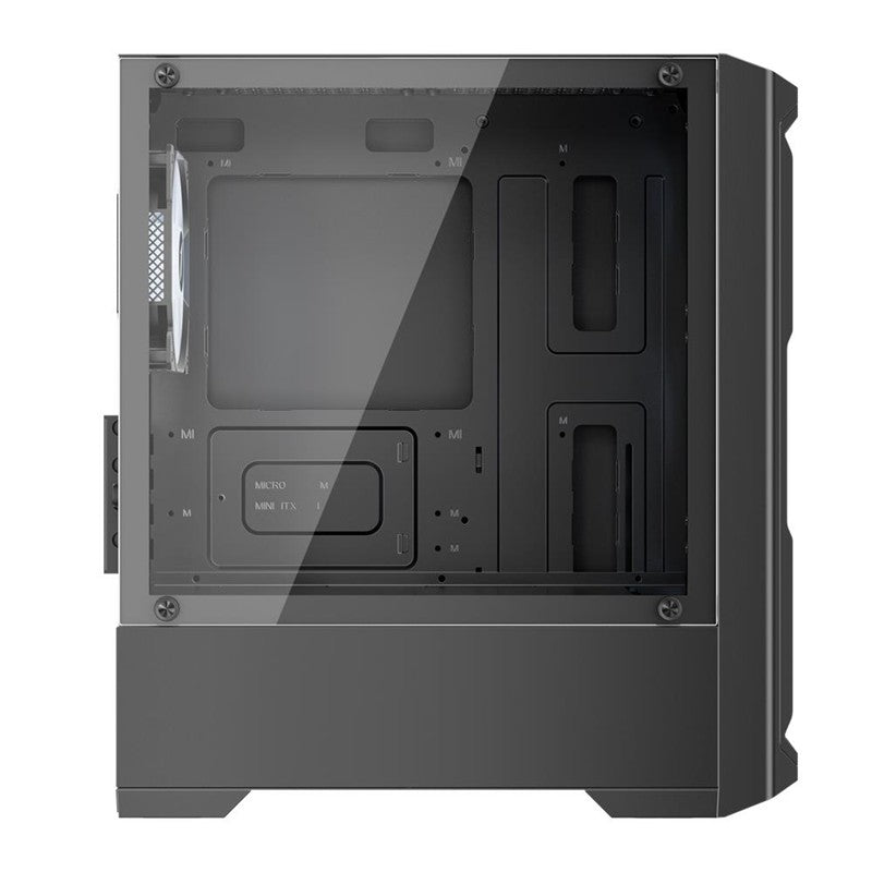 1ST PLAYER BULLET HUNTER H2 400W 4X12CM RAINBOW FAN TEMPERLİ CAM USB 3.0 M-ATX KASA