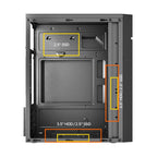 FRISBY FC-2715B 300W 1X120MM FAN USB 2.0 MINI TOWER SİYAH KASA