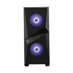 MSI MAG FORGE 100M TEMPERLI CAM 2X120MM 1X120MM ARGB FAN PSU YOK GAMING SİYAH KASA