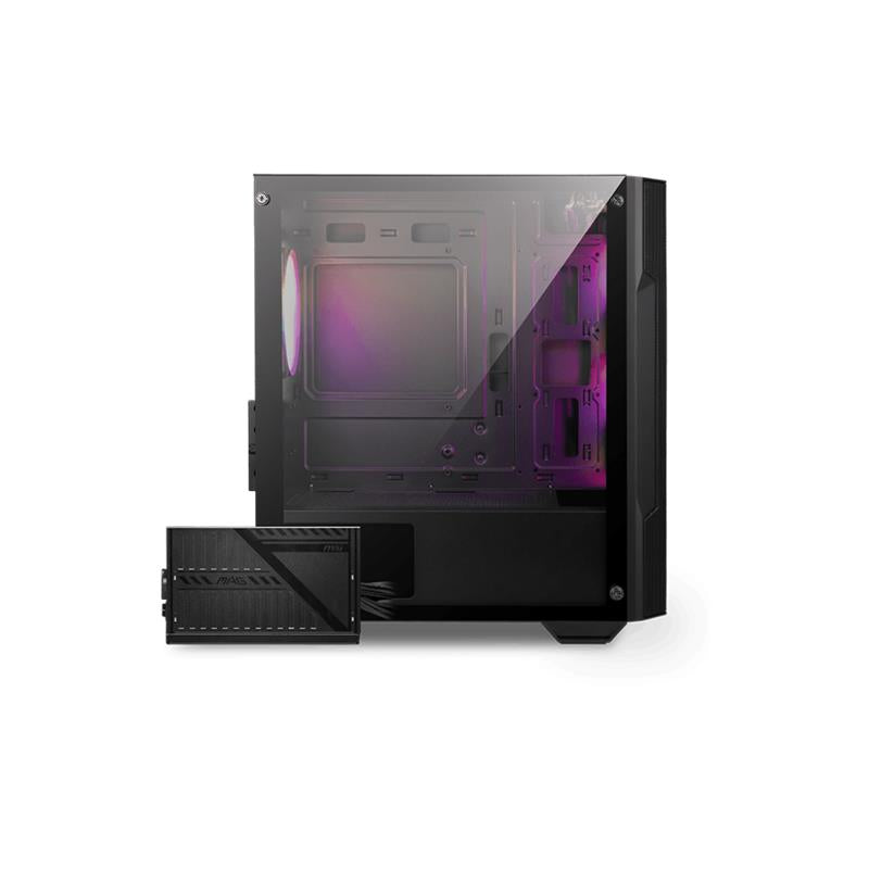 MSI MAG FORGE M100A D60 600W 80+ AKRİLİK YAN PANEL 3X120MM 1X120MM ARGB BRONZE MATX GAMING KASA