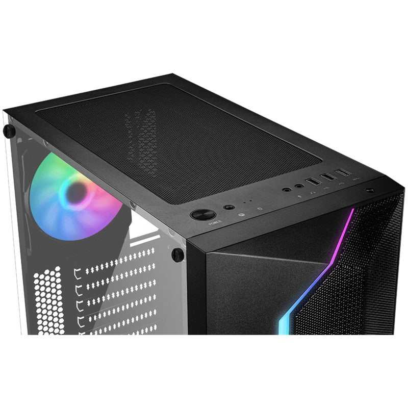 MSI MAG VAMPIRIC 100R TEMPERLİ CAM ARGB PSU YOK 1X120MM FAN GAMING BİLGİSAYAR KASASI