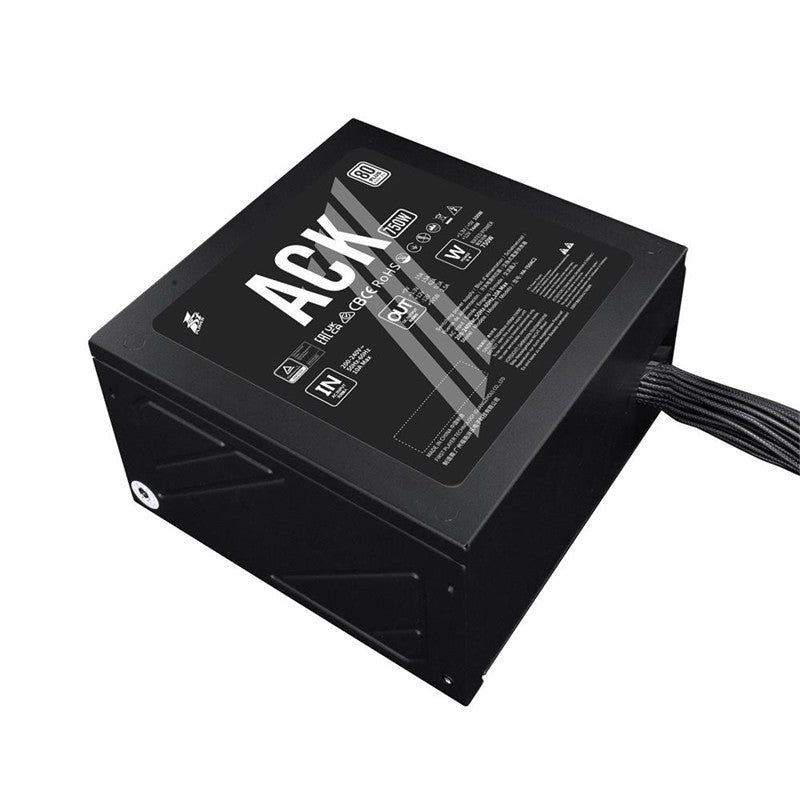 1ST PLAYER ACK 750W 80+ AKTİF PFC 14CM FAN SİYAH GÜÇ KAYNAĞI