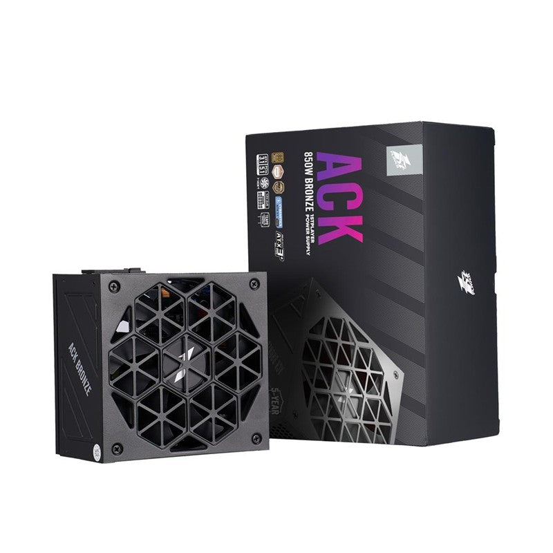 1ST PLAYER ACK 850W 80+ BRONZE AKTİF PFC 14CM FAN SİYAH GÜÇ KAYNAĞI