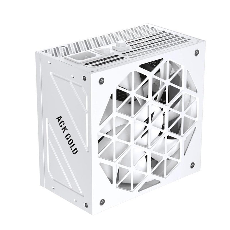 1ST PLAYER ACK 850W 80+ GOLD FULL MODÜLER APFC ATX3.1/PCI-E 5.1 BEYAZ GÜÇ KAYNAĞI