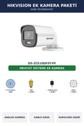 Hikvision DS-2CE10DF0T-PF Ek Kamera Paketi 2MP Tak Çalıştır Kablo Dahil