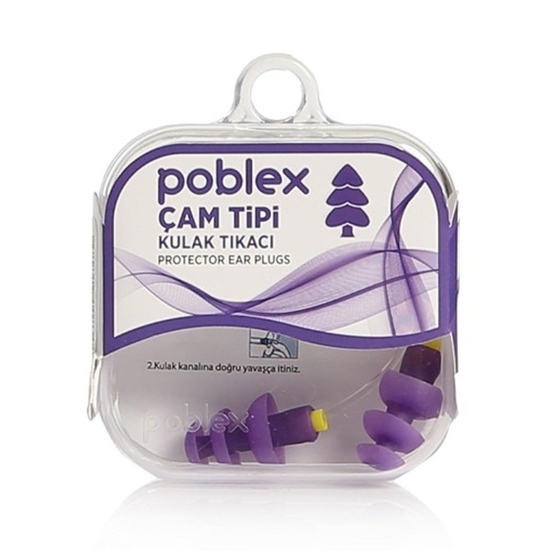 Poblex Çam Tipi Kulak Tıkacı - Large