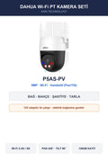 Dahua P5AS-PV 5MP Wi-Fi Pan/Tilt Dış Mekan Güvenlik Kamerası 128GB SD Kart Dahil